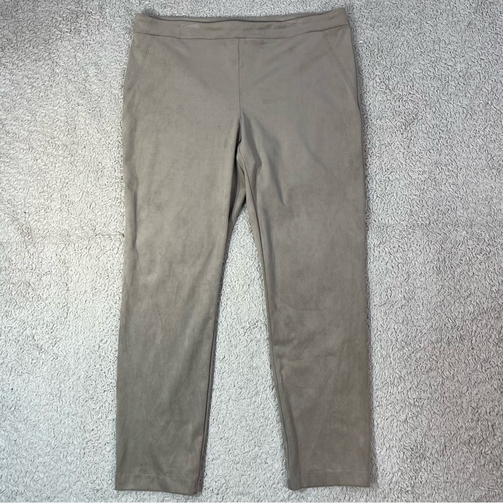 NWT Conrad C Stretch Melissa Fit Tan Pants Made in Canada Sz 10 Pull On Waist